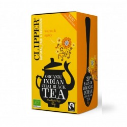 Black tea indian chai 20 bags Marca Clipper